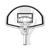 Standardmotiv Basketballkorb I