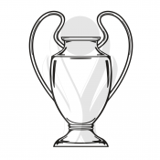 Standardmotiv Champions League Pokal