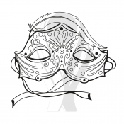 Standardmotiv Venezianische Maske