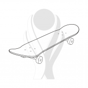 Standardmotiv Skateboard