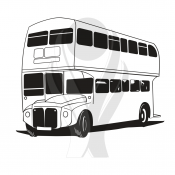 Standardmotiv Doppeldeckerbus