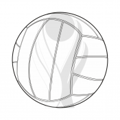 Standardmotiv Volleyball