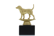 Figur Beagle 12,0cm goldfarben