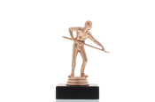 Figur Billardspieler 12,0cm bronzefarben