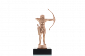 Figur Bogenschützin 16,5cm bronzefarben