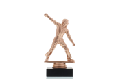 Figur Cricket Werfer 16,0cm bronzefarben