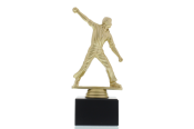 Figur Cricket Werfer 18,0cm goldfarben