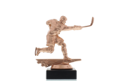 Figur Eishockey Herren 11,5cm bronzefarben