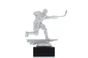 Figur Eishockey Herren 12,5cm silberfarben