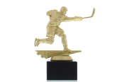 Figur Eishockey Herren 13,5cm goldfarben
