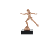 Figur Eiskunstläuferin 14,5 cm bronzefarben
