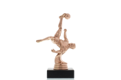 Figur Fallrückzieher 14,0cm bronzefarben