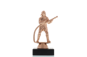 Figur Feuerwehrmann 15,0cm bronzefarben