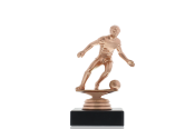 Figur Fußball Herren 14,5cm bronzefarben