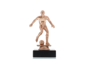 Figur Fußballer 15,0cm bronzefarben
