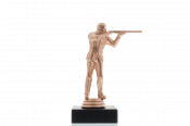 Figur Gewehrschütze 15,0cm bronzefarben
