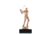 Figur Golf Herren 14,0cm bronzefarben