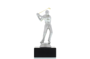 Figur Golf Herren 15,0cm silberfarben