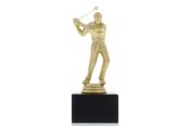Figur Golf Herren 16,0cm goldfarben