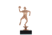 Figur Handballspieler 15,0cm bronzefarben