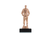 Figur Judo Herren 15,0cm bronzefarben
