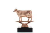 Figur Kuh 7,5cm bronzefarben