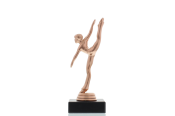Figur modernes Tanzen 16,5cm bronzefarben