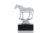 Figur Quarter Horse 12,5cm silberfarben