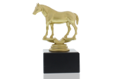Figur Quarter Horse 13,5cm goldfarben