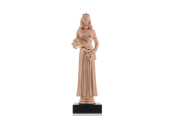Figur Schönheitskönigin 23,0cm bronzefarben