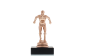 Figur Schwimmer 12,5cm bronzefarben