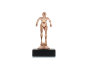 Figur Schwimmerin 12,0cm bronzefarben