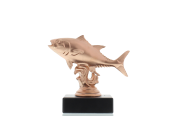 Figur Thunfisch 10,0cm bronzefarben