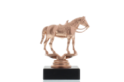 Figur Westernreiten 11,5cm bronzefarben