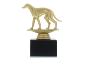 Figur Windhund 13,0cm goldfarben