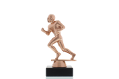 Figur Football Läufer 14,5cm bronzefarben