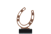 Konturfigur Hufeisen 12,5cm bronzefarben