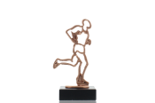 Konturfigur Läufer 14,5cm bronzefarben