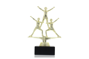 Kunststofffigur Cheerleader Pyramide 17,5cm