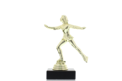 Kunststofffigur Eiskunstläuferin 14,5 cm