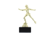 Kunststofffigur Eiskunstläuferin 15,5 cm