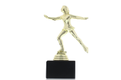 Kunststofffigur Eiskunstläuferin 16,5 cm