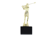 Kunststofffigur Golf Damen 16cm