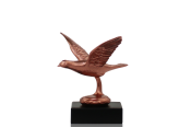 Metallfigur fliegende Taube 11,0cm