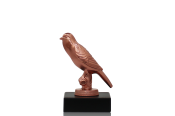 Metallfigur Kanarienvogel 10,5cm