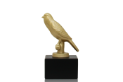 Metallfigur Kanarienvogel 12,5cm