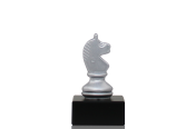 Metallfigur Schach Springer 11,0cm
