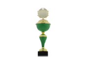 Pokal Cleo grün in Größe 32,0cm