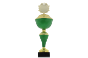 Pokal Cleo grün in Größe 36,5cm
