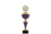 Pokal Cleo lila in Größe 32,0cm